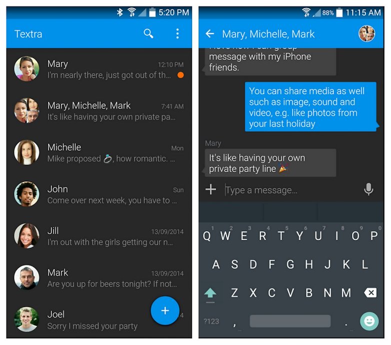 Android Mac Texting App